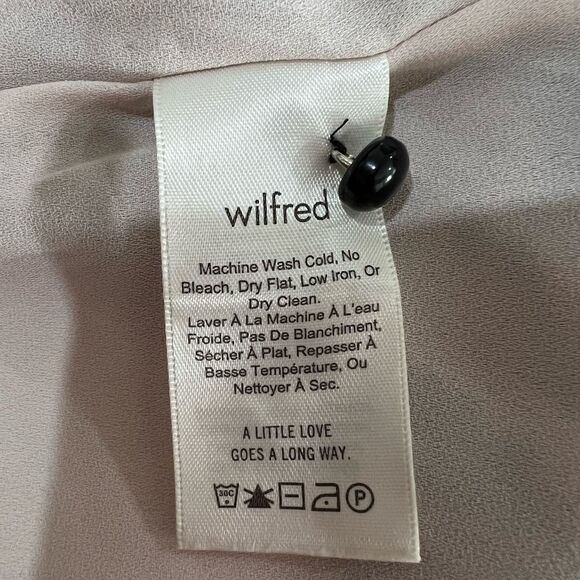 Aritzia Wilfred Bernadette Ruffle Dress Size Medium - Picture 14 of 15